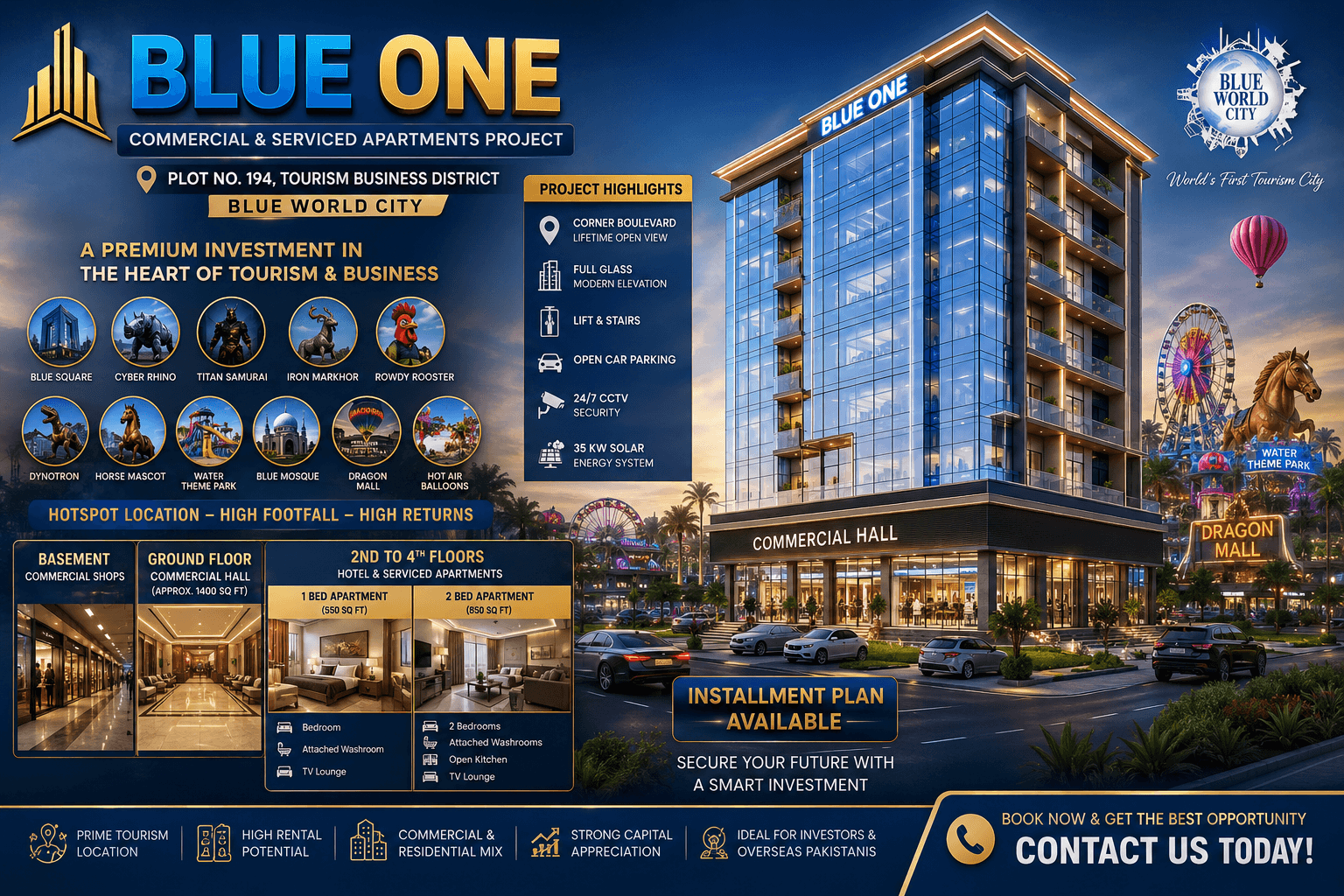 1 Bed Apartment on Easy Installment Plan